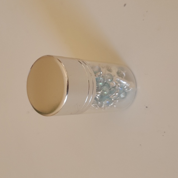 Blue bead cross silver rosary crucifix necklace prayer religious christian - Picture 4 of 4